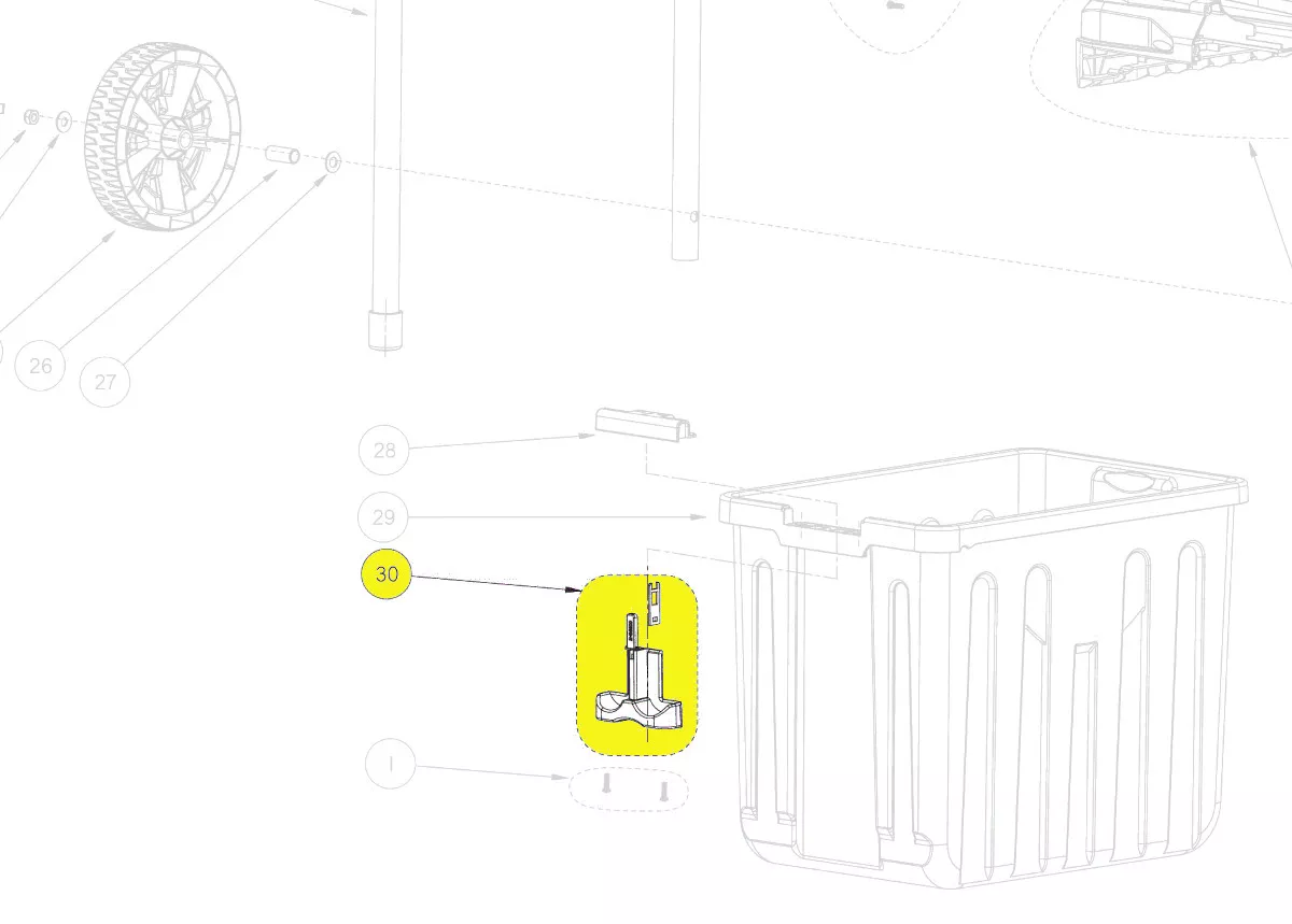 contacteur sécurité réf. 5131033685 broyeur Ryobi